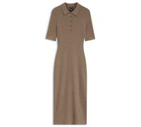 BOSS Vestido tipo polo de lana merina - StyleFivora, 50574356 Marrón M