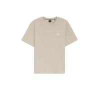 BOSS Camiseta de pijama en algodón con logo bordado - StyleWaffle T-Shirt, 50535891 Beige claro XL