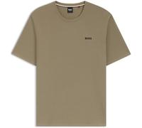 BOSS Camiseta de pijama en algodón con logo bordado - StyleWaffle T-Shirt, 50535891 Marrón claro M