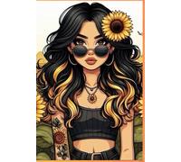 Boss Woman Journal 2025 by PrettyBooks - Sunflower Edition - with premium 250 double-sided ruled sheets and 22 vibrant delightful pictures with ... Students, Professionals and Anyone 12 years+