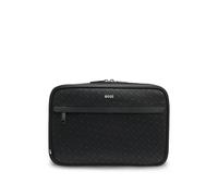 Boss Zair Bolsa de aseo Piel 28 cm negro