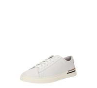 BOSS Deportivas de piel con suela tipo cupsole, rayas de la marca y logo - StyleClint_Tenn_ltt, 50502885 Blanco 42