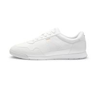 BOSS Deportivas de piel de napa con detalles dorados de la marca - StyleNitan_ltpf, 50548658 Blanco 42