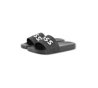 BOSS Zapatos abiertos negro / blanco 34 negro / blanco