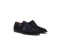 BOSS Zapatos de ante con doble hebilla - StyleDerrek_Monk_sdctfd, 50562235 Azul oscuro 45