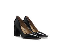BOSS Zapatos de salón de piel con tacón alto y puntera afilada - StyleMiah_ChPump90_NA, 50573225 Negro 40