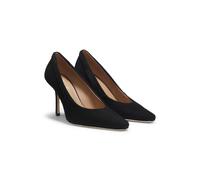 BOSS Zapatos de tacón de ante con plantilla cómoda - StyleCharlize_PumpSlb90_S, 50557720 Negro 41