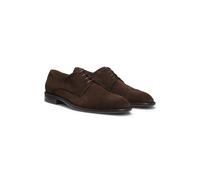BOSS Zapatos Derby de ante con puntera - StyleDerrek_Derb_sdctfd, 50562216 Marrón oscuro 41.5