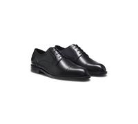 BOSS Zapatos Derby de piel con detalles calados - StyleTayil_Derb_butcbr, 50557651 Negro 43
