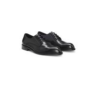 BOSS Zapatos Derby de piel con logo repujado - StyleTayil-L_Derb_buey, 50557628 Negro 40.5