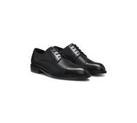BOSS Zapatos Derby de piel con puntera - StyleTayil_Derb_tcbupf, 50563116 Negro 44