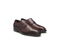 BOSS Zapatos Derby de piel granulada con puntera - StyleP-Winslow_Dr_buctp, 50549686 Marrón oscuro 40
