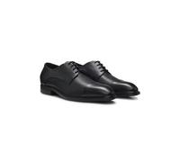 BOSS Zapatos Derby de piel granulada elaborados en Italia - StyleP-Winslow_Dr_buctgr, 50579601 Negro 44