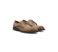 BOSS Zapatos Derby en ante suave - StyleTayil-L_Derb_sdfs, 50563099 Beige 42