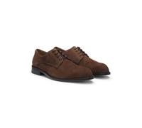 BOSS Zapatos Derby en ante suave - StyleTayil-L_Derb_sdfs, 50563099 Marrón oscuro 44.5
