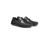 BOSS Zapatos driver de piel de napa con herrajes de la marca - StyleNoel_Mocc_ltfhw, 50548100 Negro 43