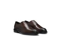 BOSS Zapatos Oxford de piel con logo en el talón - StyleTayil_Oxf_bunl, 50552494 Marrón oscuro 41.5
