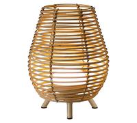 Bossa Lámpara para exterior a batería 30 (9 W, Marrón, Blanco cálido, Ø x Al: 22,5 x 32,5 cm)
