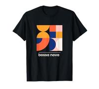 Bossa Nova Brasil Jazz Music - Camiseta de diseño moderno vintage Camiseta