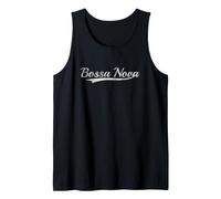 Bossa Nova Vintage Inspired Varsity Style Classic Camiseta sin Mangas