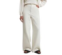 BOSSIA-Jeans de Pierna Ancha y Cintura Alta, Crudo, 30W