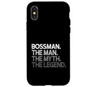 Bossman The Man Myth Legend Carcasa para iPhone X/XS