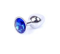 Bossoftoys - 64-00010 - Plug - Silver - Anal - Dark Blue