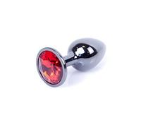 Bossoftoys - 64-00028 - Plug - Dark Silver - Anal - Red