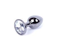Bossoftoys - 64-00030 - Plug - Dark Silver - Anal - Clear