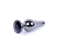 Bossoftoys - 64-00056 - Butt - Plug - Dark - Silver - Anal - Black