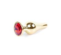 Bossoftoys - 64-00064 - Butt - Plug - Gold - Anal - Red