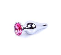 Bossoftoys - 64-00071 - big Butt Plug - Silver - Anal - Pink