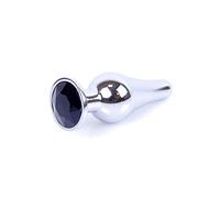 Bossoftoys - 64-00074 - big Butt Plug - Silver - Anal - Black