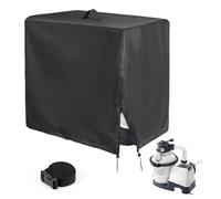 Bossvel Cubierta impermeable para filtro de arena INTEX Krystal Clear, bomba de filtro de arena para piscina, cubierta para sistema de filtro de arena (84 x 61 x 86 cm)