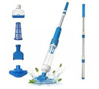 Bostar 2026 Nuevo 35L/min Aspirador Piscina con Mango Telescópico, 3 en 1 Caudal de Succión Limpiafondos de Piscina a Bateria Inalámbrica para Piscina Pequeñas SPA