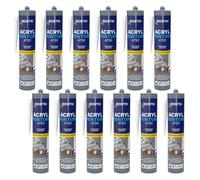BOSTIK ACRYL PINTURE - Pack de 12 cartuchos
