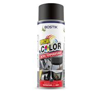 Bostik ALTAS TEMPERATURAS AT800 Antracita, Spray de Pintura, Acabado Metalizado, Hasta 800ºC, Seca en 5 Minutos, Gran Cubrición, Interior y Exterior, Bote 400 ml