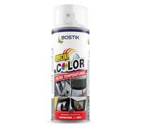 Bostik ALTAS TEMPERATURAS AT800 Transparente, Spray de Pintura, Acabado Mate, Hasta 350ºC, Seca en 5 Minutos, Alto Poder de Cubrición, Interior y Exterior, Bote 400 ml
