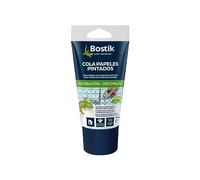 BOSTIK COLA PAPELES PINTADOS Blanco, Cola Papel Pintado Pared, Adhesivo Reparador, Acabado Final Transparente, Todo Tipo de Papeles Pintados, Ideal para Esquinas y Juntas, Listo para Usar, Tubo 100 g