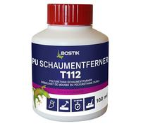 BOSTIK Eliminador de espuma de poliuretano T112 - disolvente soluble en agua, detergente altamente eficaz, listo para usar con práctico aplicador, disuelve y elimina la espuma de poliuretano