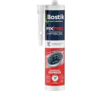 BOSTIK FIXPRO HP805 Blanco, Adhesivo Express Elástico, Fuerte y Rápido, Alta Resistencia Térmica, Curado Neutro, Resiste Rayos UV y Humedades, sin Disolventes, Interior y Exterior, Cartucho 430 g