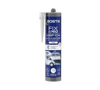 Bostik FIXPRO - Masilla para coche y barco MSP 104 - Pegamento y junta - Todos los materiales - Resistente a las Intemperías y al Agua de Mar - Masilla Híbrida Polímero - Color: Blanco - 1 cartucho de