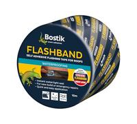 Bostik Flashband - Cinta adhesiva intermitente para techos, proporciona un sellado hermético instantáneo, color: gris, 450 mm x 10 m