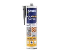 Bostik Flexpro PU 790 Gris Antracita Ral 7016 - Sellador de pegamento y junta multiusos - Todos los materiales - Interior/Exterior y Medios Húmedos - Fórmula Poliuretano Alto Rendimiento - 300 ml