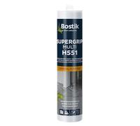 Bostik H551 Supergrip Multi Gris 1K Hybrid - Sellador adhesivo (430 g), cartucho de 290 ml