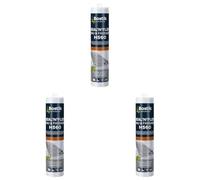 BOSTIK H560 Seal´n´Flex Construcción & Fachada Gris Claro - Sellador híbrido, Flexible, Versátil, Sin disolventes, Baja contracción, para interior y exterior, 290 ml (Paquete de 3)