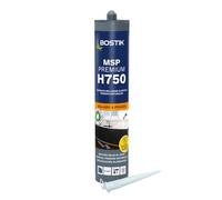 Bostik H750 SEAL'N'BOND PREMIUM, Adhesivo-Sellador Híbrido de Primera Calidad Piedras Naturales, Blanco Cartucho 290 mL