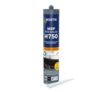 BOSTIK MSP H750 PREMIUM Negro, Adhesivo-Sellador Profesional, Alta Resistencia, Sellado Elástico y Duradero, Sostenible, Interior y Exterior, Cartucho 290 ml