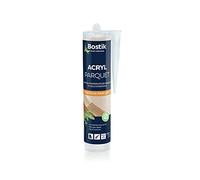 Bostik Junta acrílica, parquet y suelo laminado, sellador acrílico, juntas de acabado, compatible con todos los barnices, sin disolventes. Color: arce fresno pino, cartucho de 300 ml