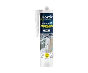 Bostik - Junta perfecta para albañilería y puertas (280 ml), color blanco